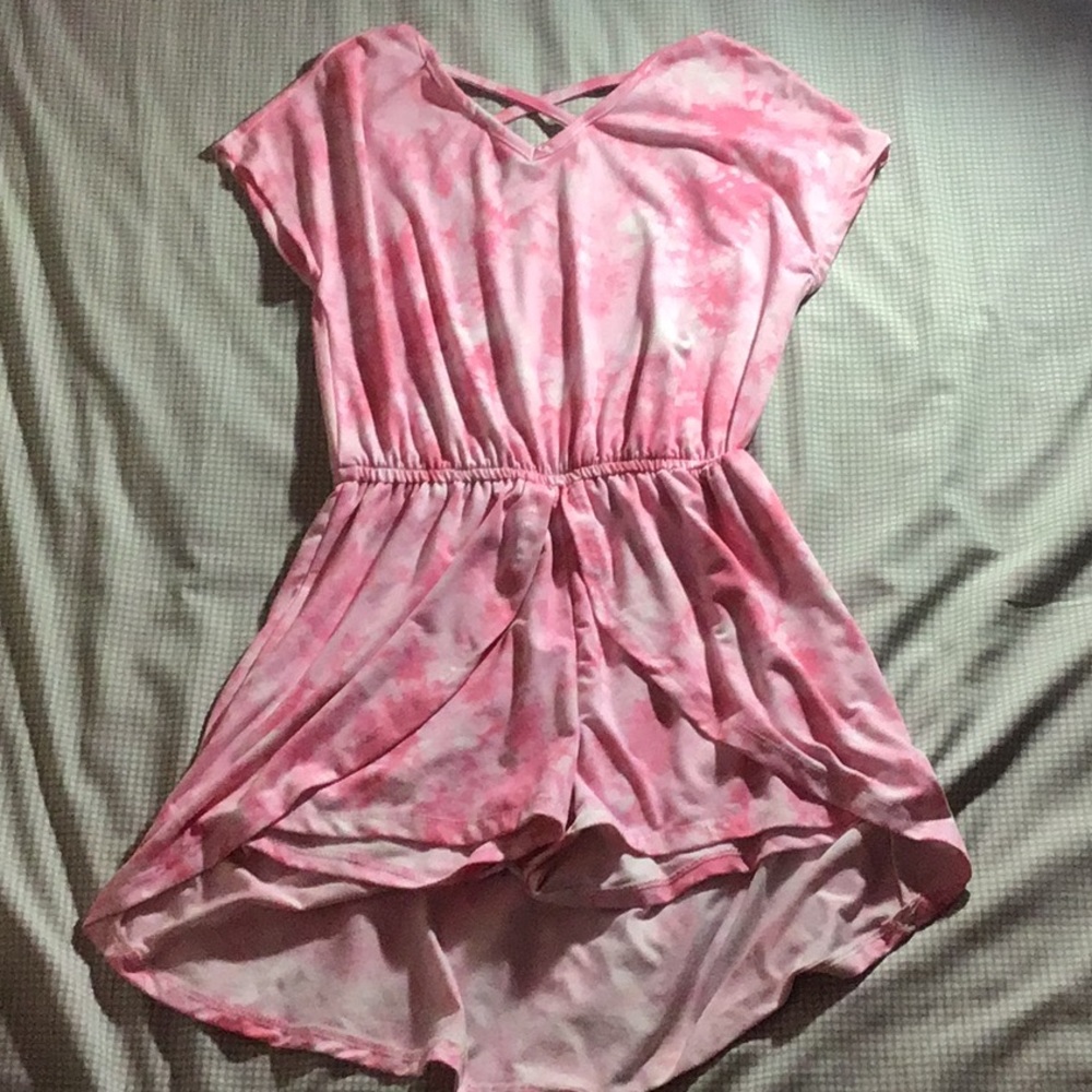Tie Dye pink jumper/ dress